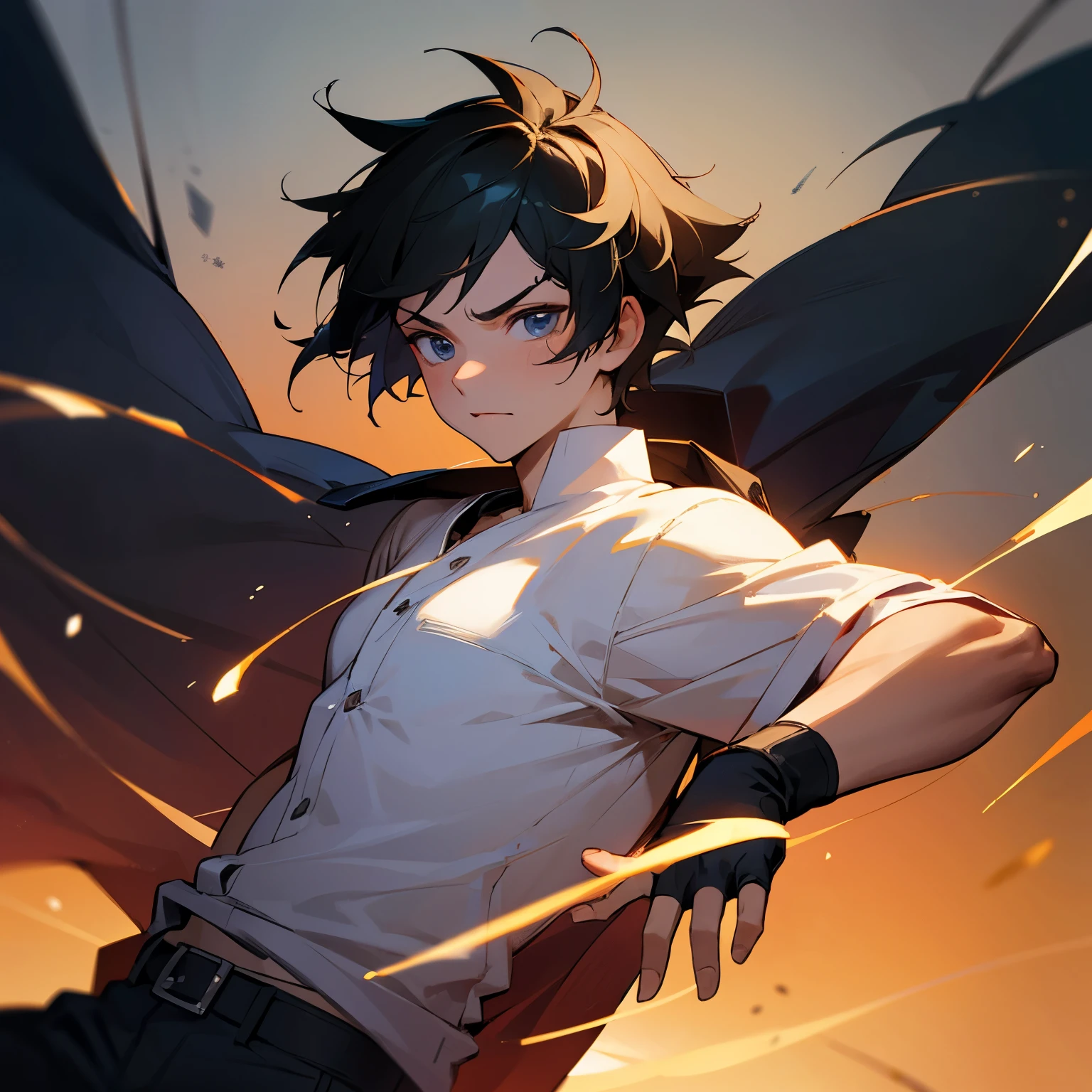 Fighting boy