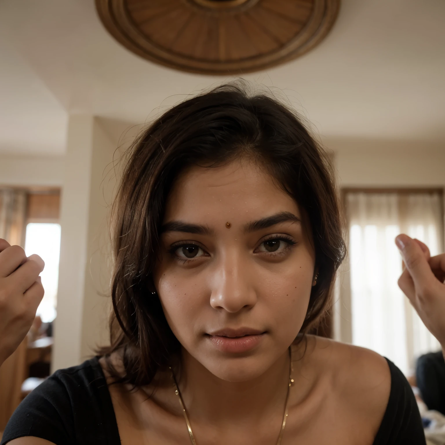 A beautiful young woman, Ananya Pandey Sit on the male penis and have sex Making an ah ah sound from the mouth perfect anatomy,ultra detailed face and eyes, ultra sharp HDR, realistic realism, 8k