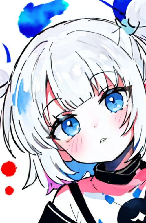(extremely bright:1.1), white background, [1girl:7], (head tilt:1.2), ([sketch|watercolor \(medium\)]:1.15), (inkblot:1.1), (pale:1.2), chaotic abstract background, vector trace, gradient blending, vibrant colors, superb, extremely detailed, intricate, (extremely low contrast:1.4)