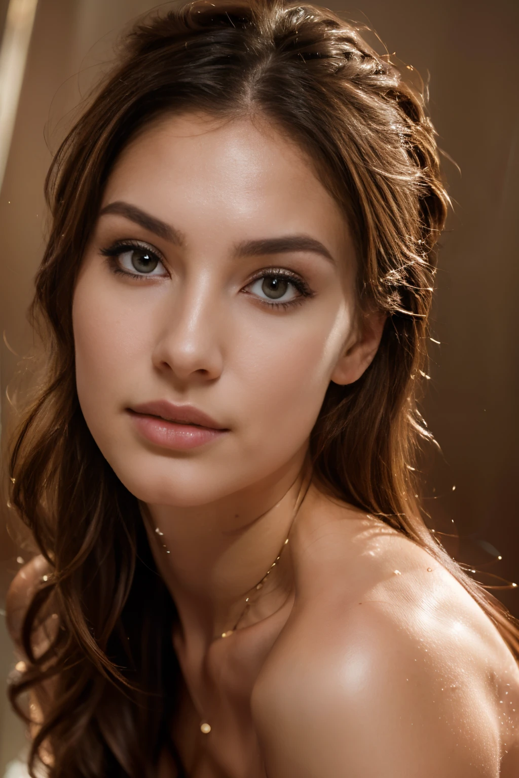(best quality, highres, realistic:1.37), HDR, ultra-detailed, 23-year-old woman, beautiful detailed eyes, beautiful detailed lips, long eyelashes, flawless skin, natural makeup, elegant posture, soft natural lighting, subtle background, portrait, vivid colors
