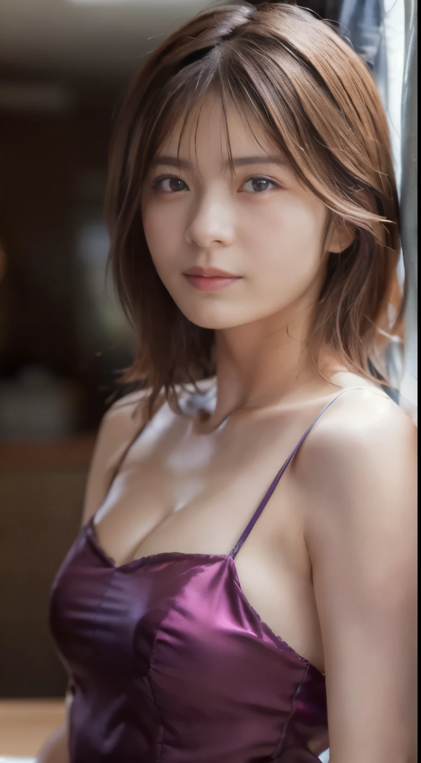 ((natta, Realistic lighting, top-quality, 8K, ​masterpiece:1.3)), Slender Beauty:1.4, Highlight your abdominal muscles:1.1, (brown haired, :1.3), moist silk dress:1.2, 浴室,The face is super fine、The eyes are detailed、二重まぶた).{{masutepiece}}, {{{Best Quality}}},{{Ultra-detailed}}, {{Illustration}},{{disheveled hair}},{{masutepiece}},{{{Best Quality}}},{{Ultra-detailed}}, {{{Illustration}}},Beautiful scene,Clear facial features,hyper realstic,Octane Render,UE5,high detailing,hyper quality,High resolution,Trending on ArtStation,Hyper-Realism,surrealism,hard disk,16 K,telephoto lens,Medium Close-up,Split lighting,