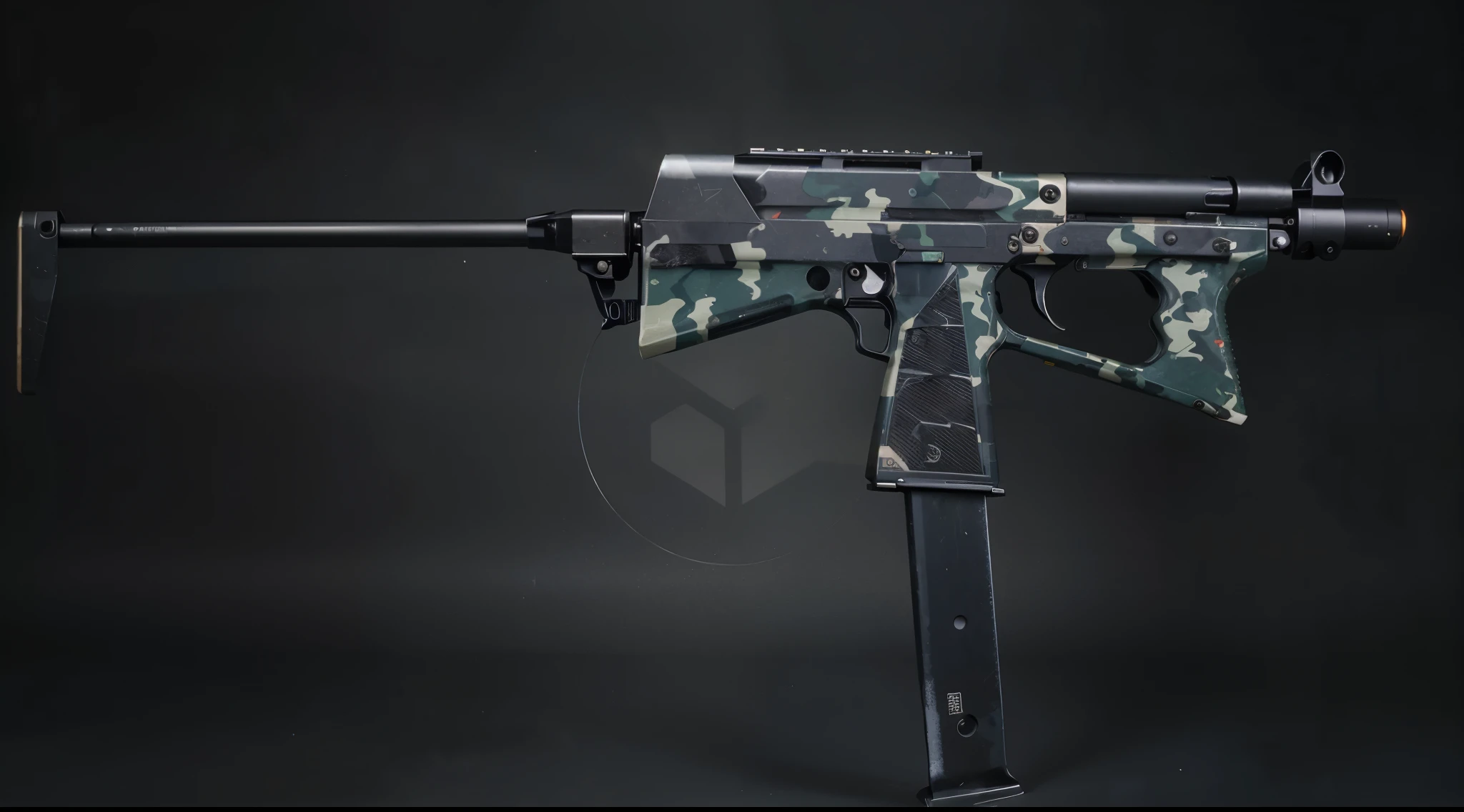 Ff-2000 scf, gun, military snow camouflage