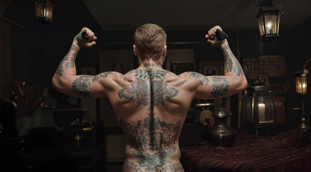 McGregor,ticklingly,good,spotlights,lantern,tattooed