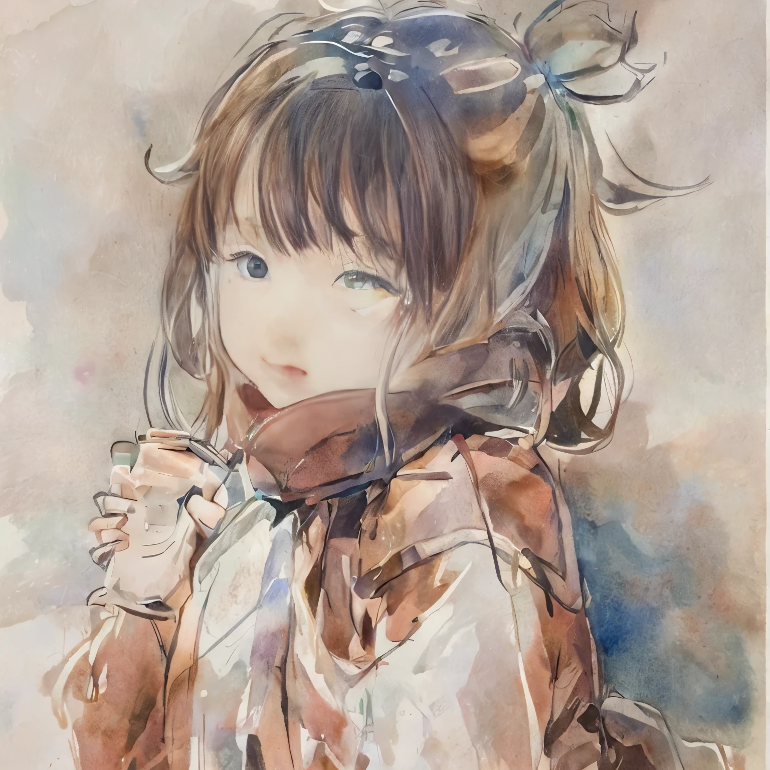 Overall color,,warm color,traditional drawing style,Thick lines