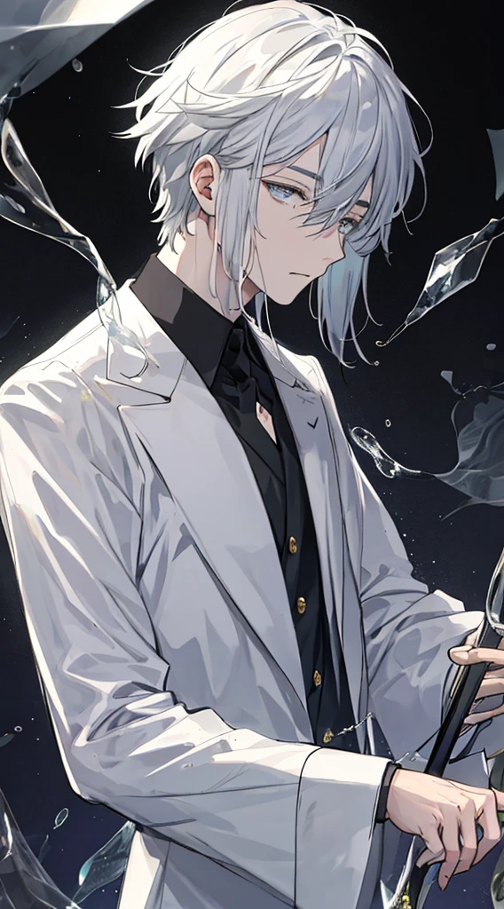 //male mature male，ellegance，gloomily，A deep，chill out，gentleness
[（white backgrounid：1.4）：：0.4]，Analog lenseull bodyesbian：1.25），dynamic angle，
//
A high resolution，A detailed，best qualtiy，tmasterpiece，illustratio，Wallpapers，（a color），（a color水墨画：1.2），（a color飞溅），Extremely Delicately Beautiful，depth of fieldeautiful and meticulous man，（1male people：1.3），独奏，（Chinese male），（white inner hair：1.2），（malefocus：1.2），（Black ink is melting and splattering），floating black ink dropletlend，，zydink，Ink sketchinono Color