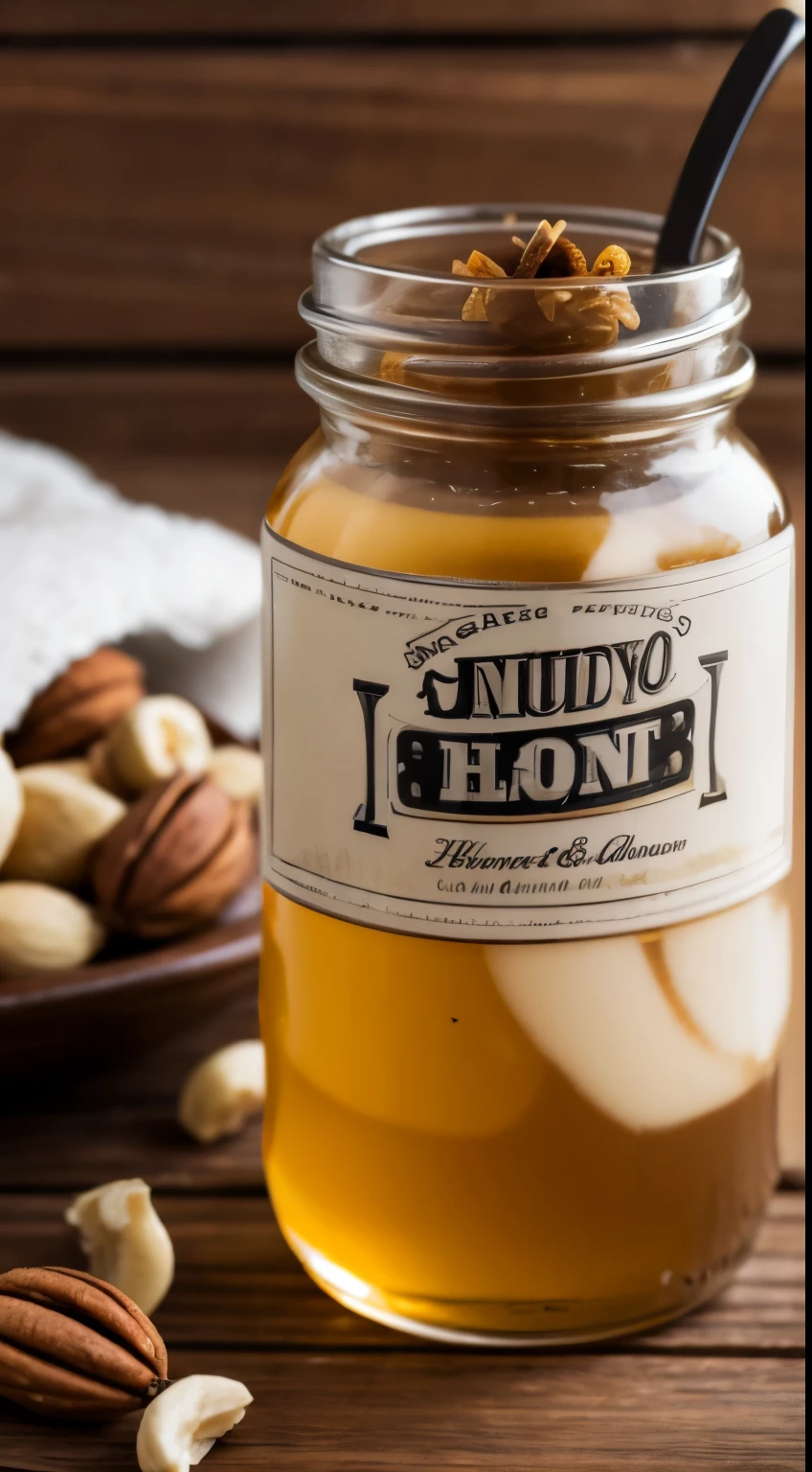 Emblem of an online store honey and nuts