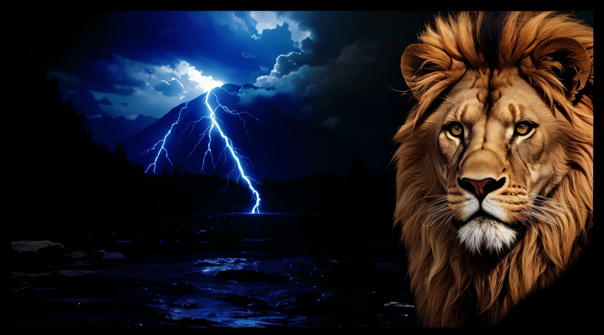 Lion, Divine Lion, Lion King, Lion Majestic, natural, Natureza, renderizado, fotorrealista, UltraHD, 4k, texturasdetalhadas, thunders, sombras detalhadas, cores detalhadas, por do sol, sol se pondo, Sunset, Natureza Linda, Great Divine, por do sol, contraste detalhado, contraste realista, alta resolução, cores detalhadas, fogo, eletricidade, divina criatura, 8k, Detailed Realistic, 16K, 8K, HD, Elegante,