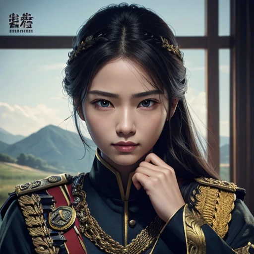 three kingdom、Military general、top-quality、masterpiece、超A high resolution、(Photorealsitic:1.4)、arma、