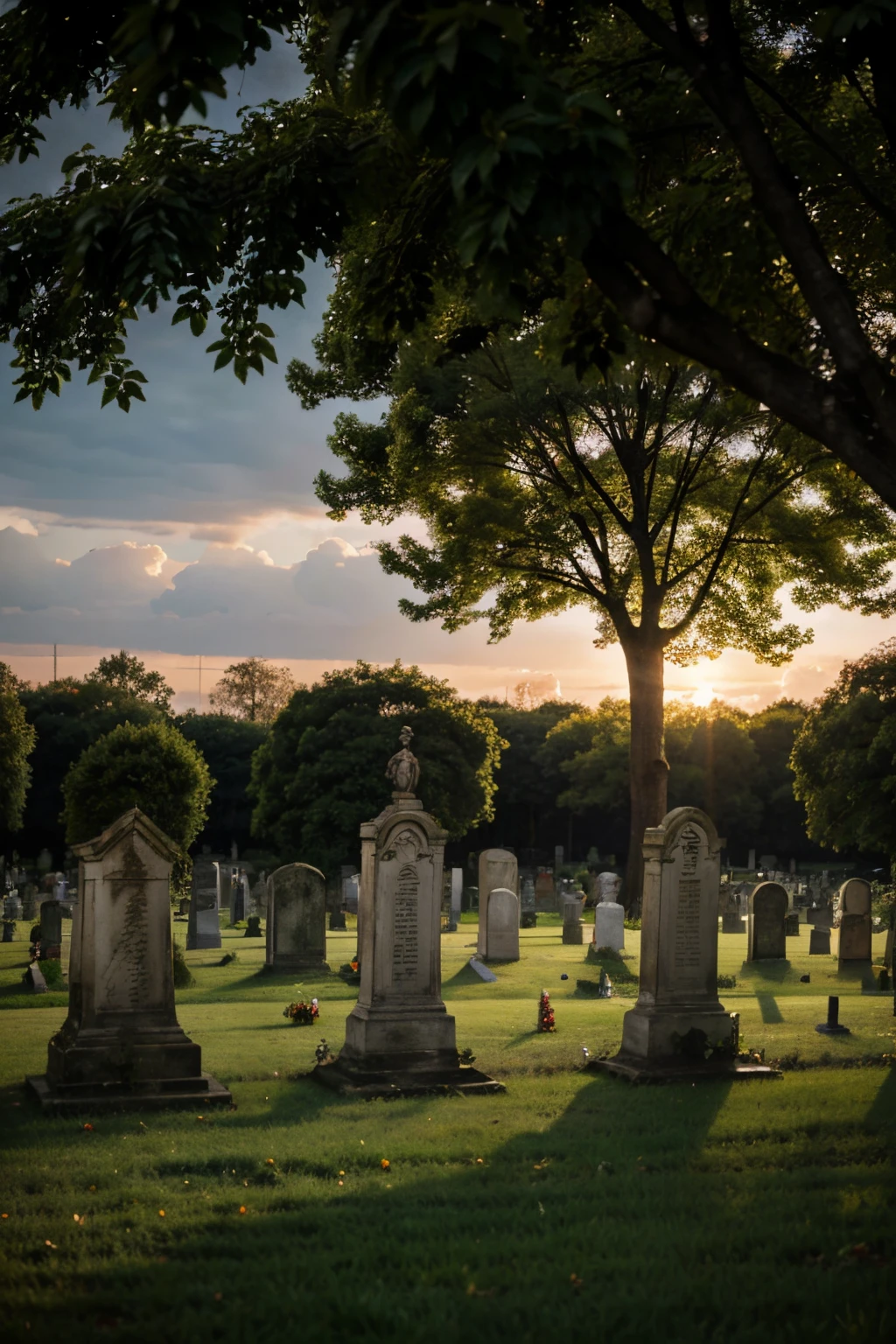 angels in the cemetery