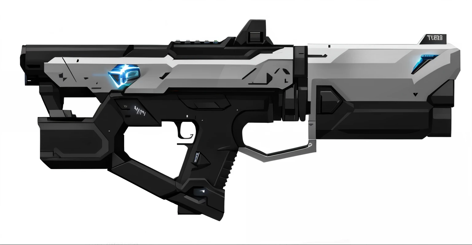 Close up of gun on black and white background, gauss, impulsive, impulsives, futuristic weapon shotgun, futuristic assault, energy, corner assault, laser, a laser, Future gun, holding science fiction, Starship Troopers, smg, oc rendered, sci - fi weapon, weapon concept art