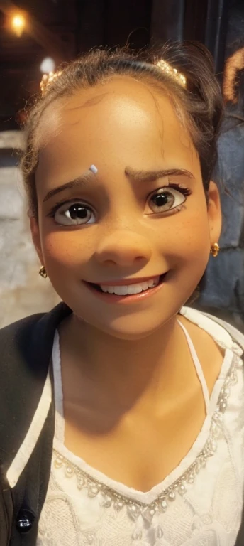 Princesa, sorridente