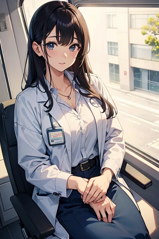Beautuful Women、35 year old、Neat face、veterinarian、hospitals