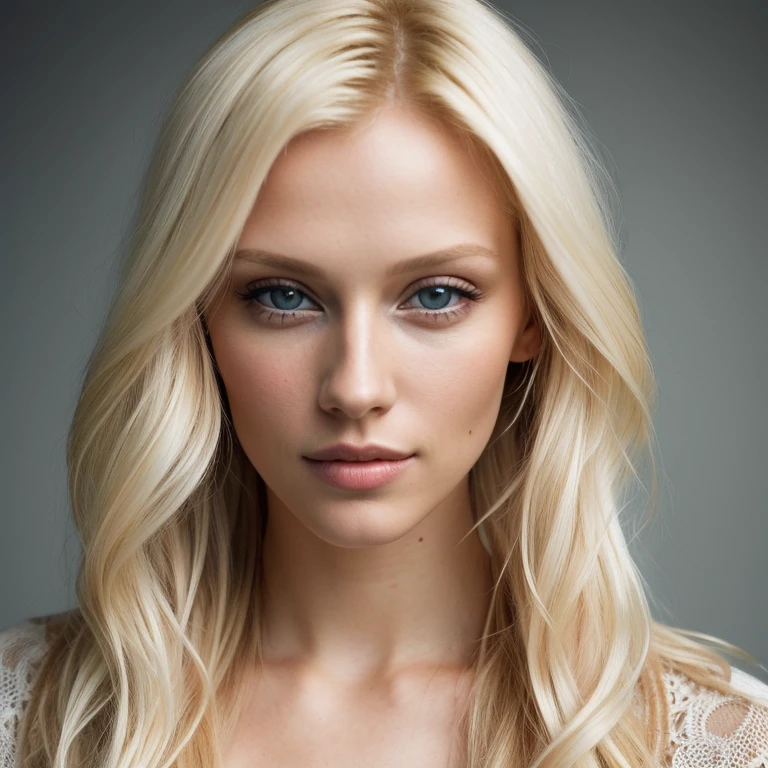 blond woman in a white folder posing for a picture, a portrait by Seb McKinnon, reddit, digital art, blonde goddess, beautiful blonde girl, gorgeous woman, dasha taran, beautiful blonde woman, , anna nikonova aka newmilky, instagram model, a gorgeous blonde, stunning woman, irina nordsol kuzmina, gorgeous female, looking seriously into the camera, posing for model pictures