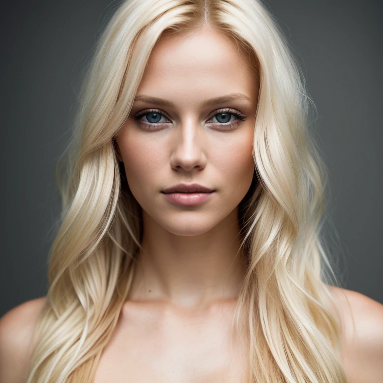 blond woman in a white folder posing for a picture, a portrait by Seb McKinnon, reddit, digital art, blonde goddess, beautiful blonde girl, gorgeous woman, dasha taran, beautiful blonde woman, , anna nikonova aka newmilky, instagram model, a gorgeous blonde, stunning woman, irina nordsol kuzmina, gorgeous female, looking seriously into the camera, posing for model pictures