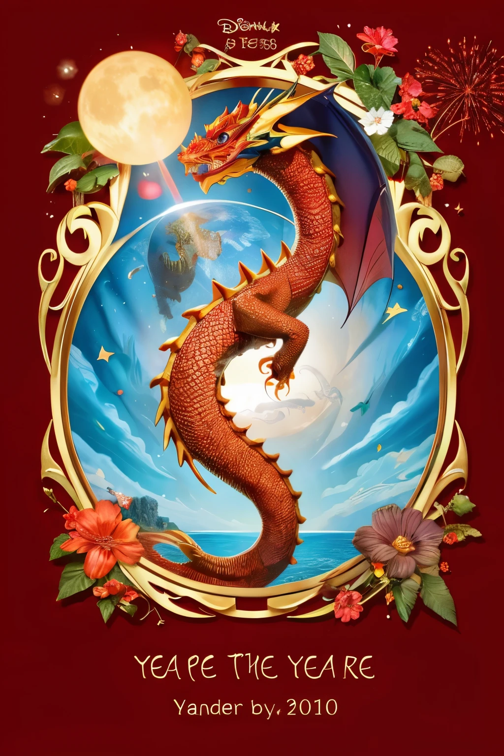 Year of the dragon Happy New Year