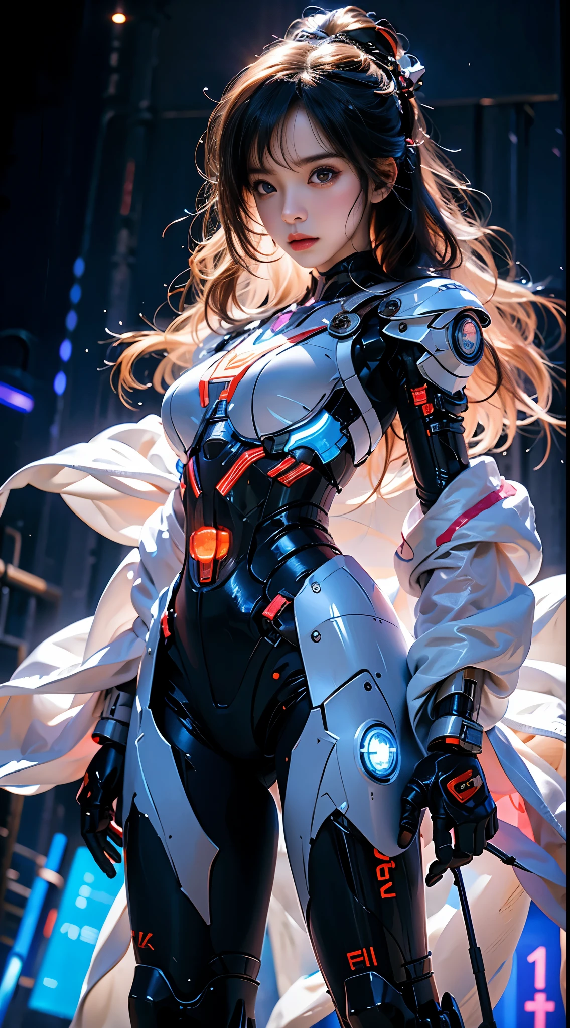 Mecha Girl,mirai,Cool lighting