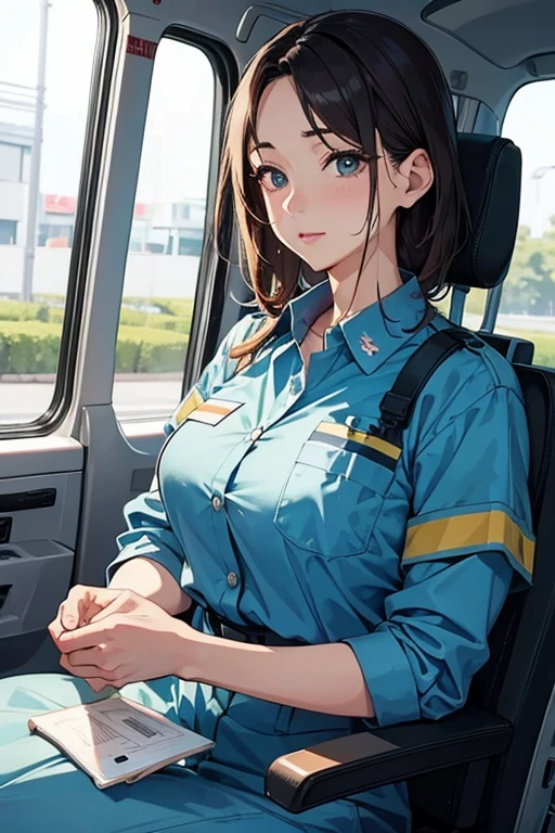 Beautuful Women、40age、Neat face、Paramedic