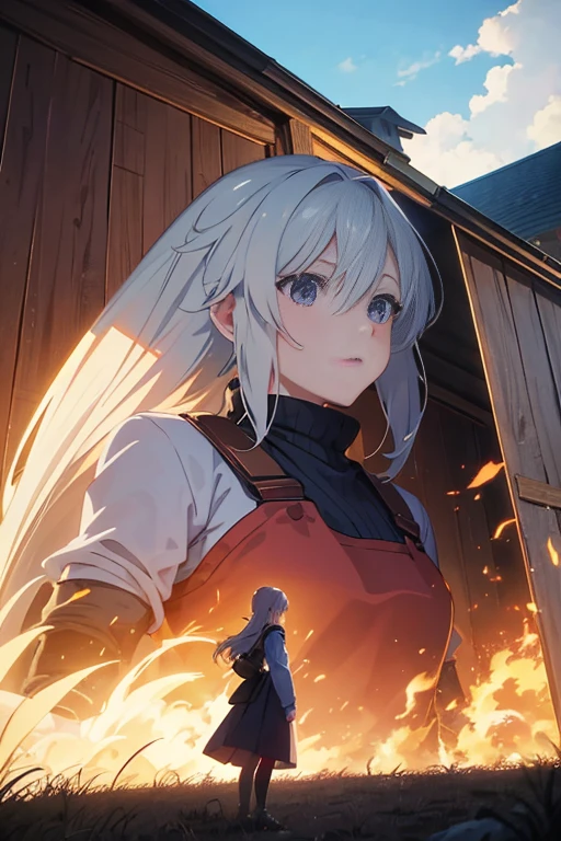 1. A woman standing in front of a barn with hay in an animated scene.
2. (anime:1.1) Anime scenery.
3. 2019 animation screenshots.
4. TV animation stills.
5. Animated film screenshots.
6. (anime film:1.1) Scenes from anime.
7. (animated movie screenshots:1.1) Static images from anime.
8. (anime still frames:1.1) Still frames from animation movies.
9. In an animated film.
10. Scenes from anime movies.
Some of the tips have been enclosed in parentheses to increase their weight(increased by 1.1 times),To ensure that the generated images are more consistent with the style of anime。