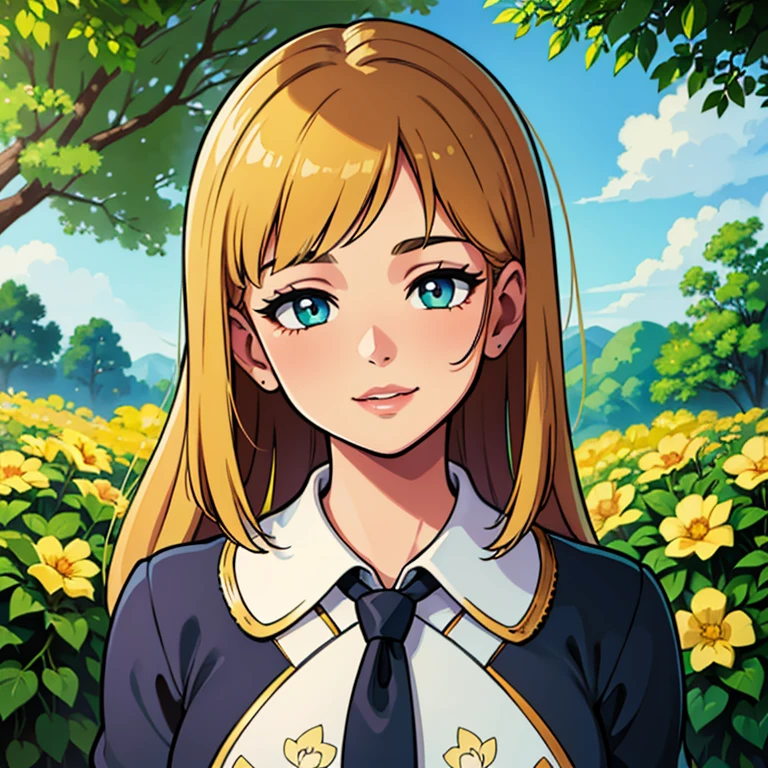 (best quality,highres,masterpiece:1.2),ultra-detailed,realistic luminous oil painting of Alejandro in a vibrant garden,portraits,beautiful detailed eyes,beautiful detailed lips,medium brush strokes on canvas,soft natural lighting,rich colors and contrast,immaculate attention to skin textures and facial expressions,Alejandro dressed in a stylish suit and tie,holding a bouquet of colorful flowers, a gentle smile on his face,golden sunlight filtering through the trees, a picturesque background with blooming flowers and lush greenery,meticulously captured reflections and shadows,highly detailed background elements showcasing a serene and peaceful environment,a touch of surrealism to add an artistic touch,vibrant color palette with a mix of warm and cool tones to create depth and dimension,subtle sense of movement in the surrounding nature,emotion-filled eyes that captivate the viewer, Alejadro's charismatic presence shining through,impeccable realism and attention to fine details,bringing out the elegance and charm of Alejandro.