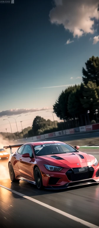 masterpiece, award winning photo, (different color)+ race cars on a track, smoke, grit, hard lighting, intricate, intricate details, beautiful lighting, stunning gorgeous cinematic light, volumetric, 8k, trending on artstation, professional photo, unreal engine 5, sharp focus,