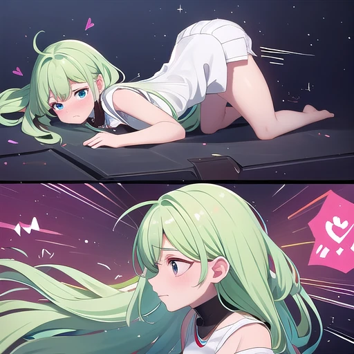 As, how she has questions, she speeds up her movements, So long, finally, does not reach a steady rhythm. A sound comes from her throat, somewhere between a moan and a whimper, and she blushes furiously, Realizing, that made a noise, but I'm too carried away by this feeling, to pay attention to this.