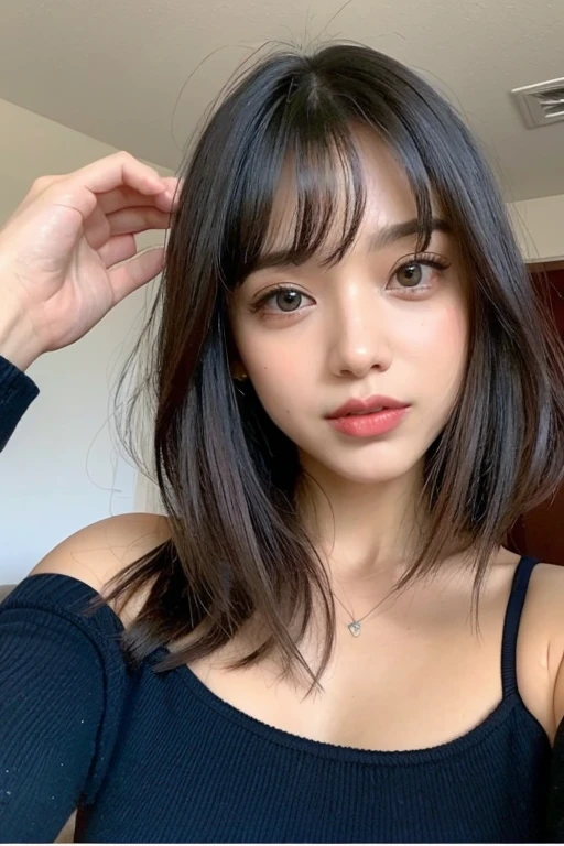 I want to see a video of this person talking。「Oi」I want you to say。Menina bonita com cabelos longos.