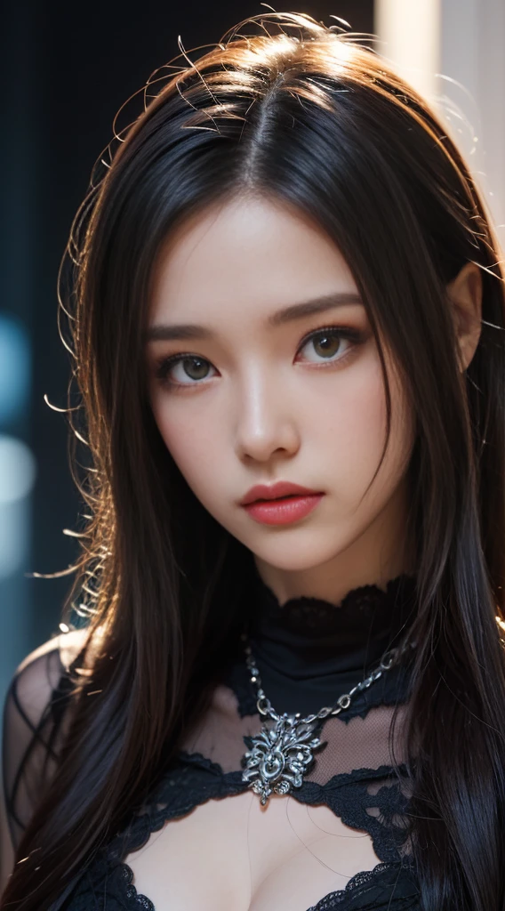 photo of top girl cyberpunk art,gothic art,extremely high quality RAW photograph,detailed background,intricate,Exquisite details and textures,highly detailed,ultra detailed photograph,warm lighting,4k,sharp focus,high resolution,detailed skin,detailed eyes,8k uhd,dslr,high quality,film grain,
