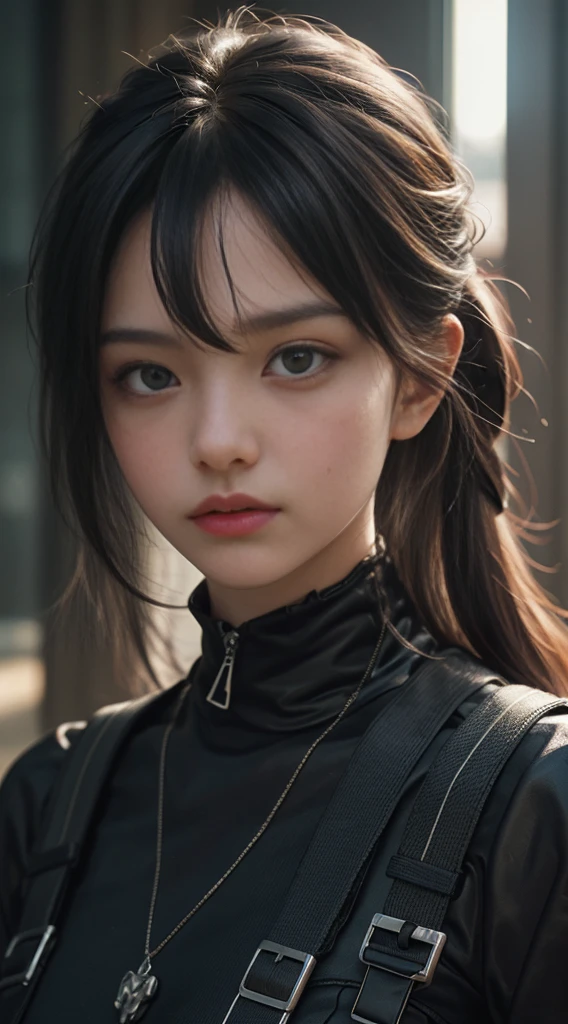 photo of top girl cyberpunk art,gothic art,extremely high quality RAW photograph,detailed background,intricate,Exquisite details and textures,highly detailed,ultra detailed photograph,warm lighting,4k,sharp focus,high resolution,detailed skin,detailed eyes,8k uhd,dslr,high quality,film grain,Full body photo