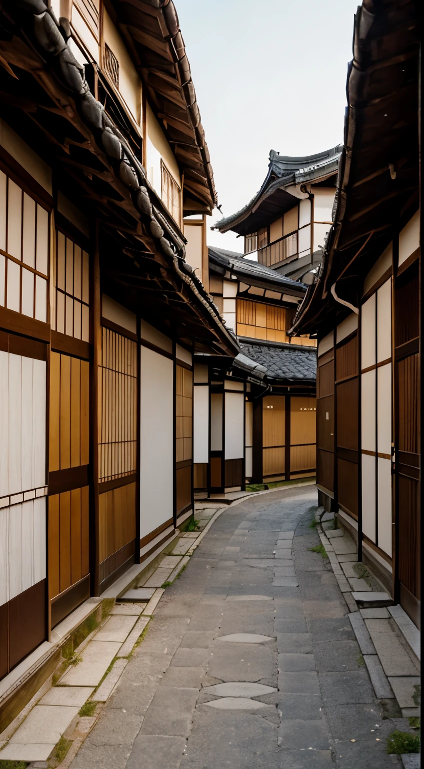 Japanese village 1800, 2ity clássica cherish three