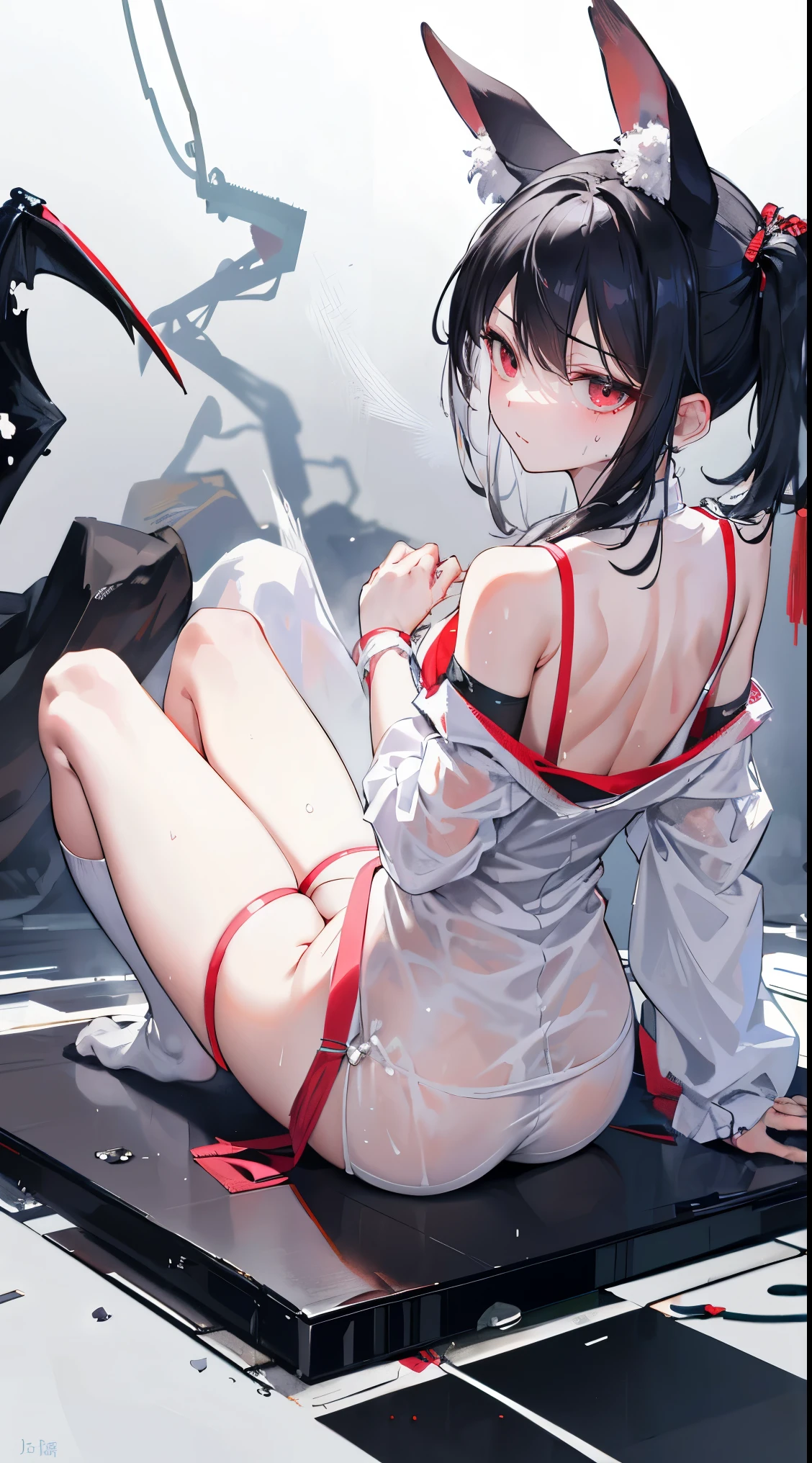 opening legs,No underwear, the feet,is shy,sitted, the feet 手,Organ,cleanness液体,Bigchest,cleanness,soaking wet,Hold your thighs from behind with your handpressioness,Ambiguous,taunt,Succubus,Unoccluded,There is no lower limit,Mesh socks,骆驼the feet趾,Halloween,sweat soaked,cleanness, Shape