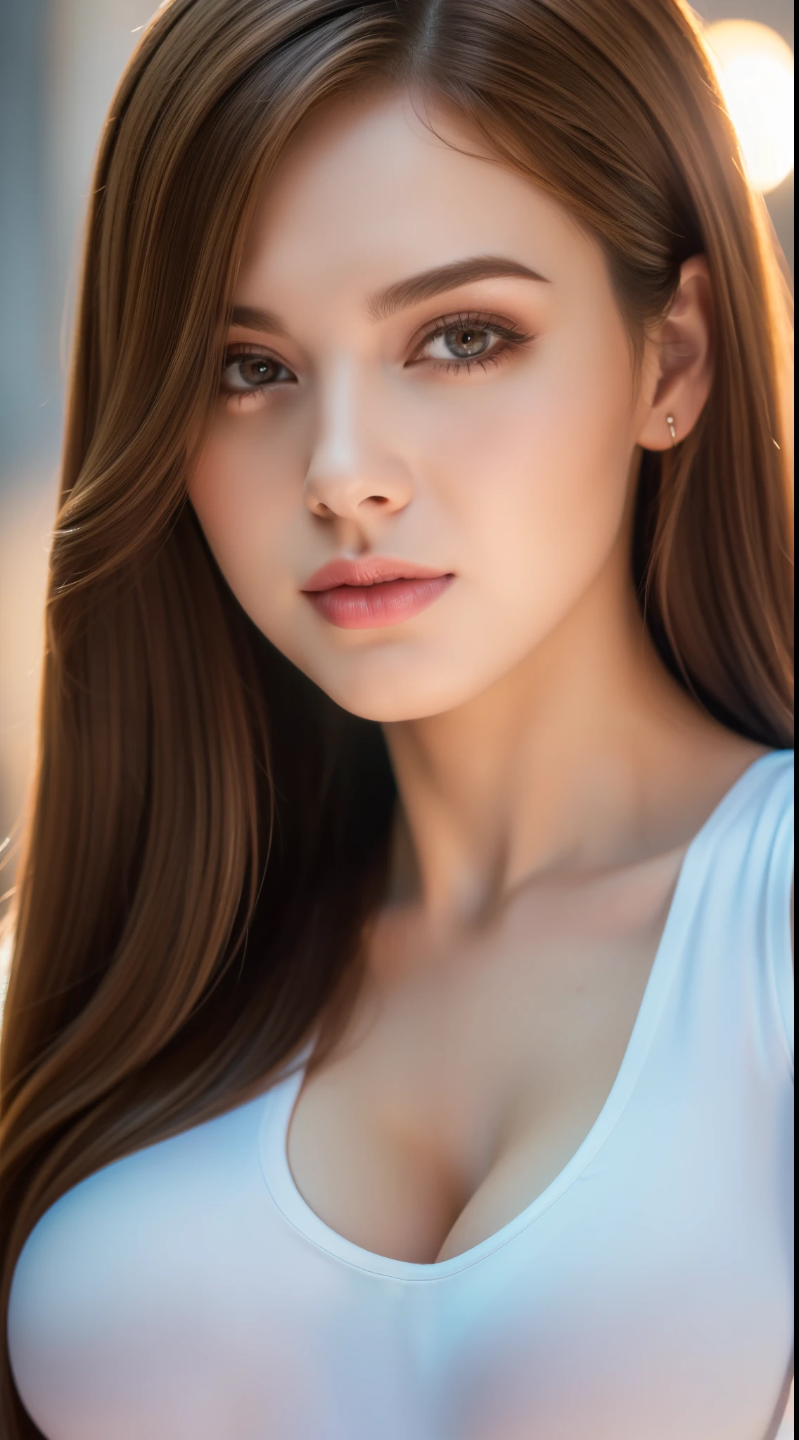 (best quality,4k,8k,highres,masterpiece:1.2), ultra-detailed, (realistic,photorealistic,photo-realistic:1.37), girl, beautiful detailed eyes, beautiful detailed lips, extremely detailed eyes and face, long eyelashes, big boobs, brown hair, long hair, brown eyes, black t-shirt, white short pants, heels, walking, sunglasses, detailed lighting, HDR, UHD, studio lighting, ultra-fine painting, sharp focus, physically-based rendering, professional, vivid colors, bokeh, modern, contemporary, female portrait, color grading, soft lighting