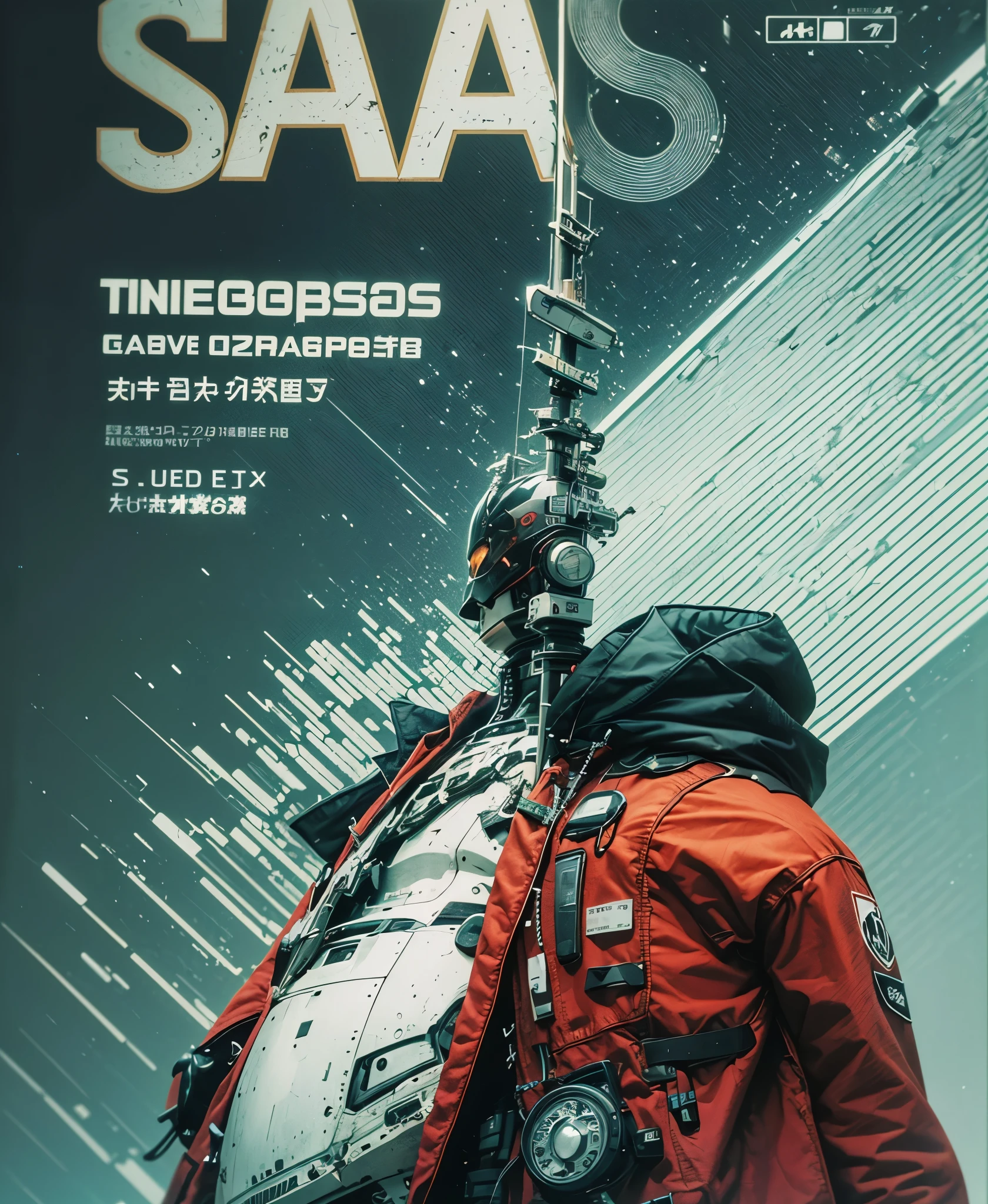 ebook cover "Unraveling the World of SaaS" 4k HD image --auto --s2