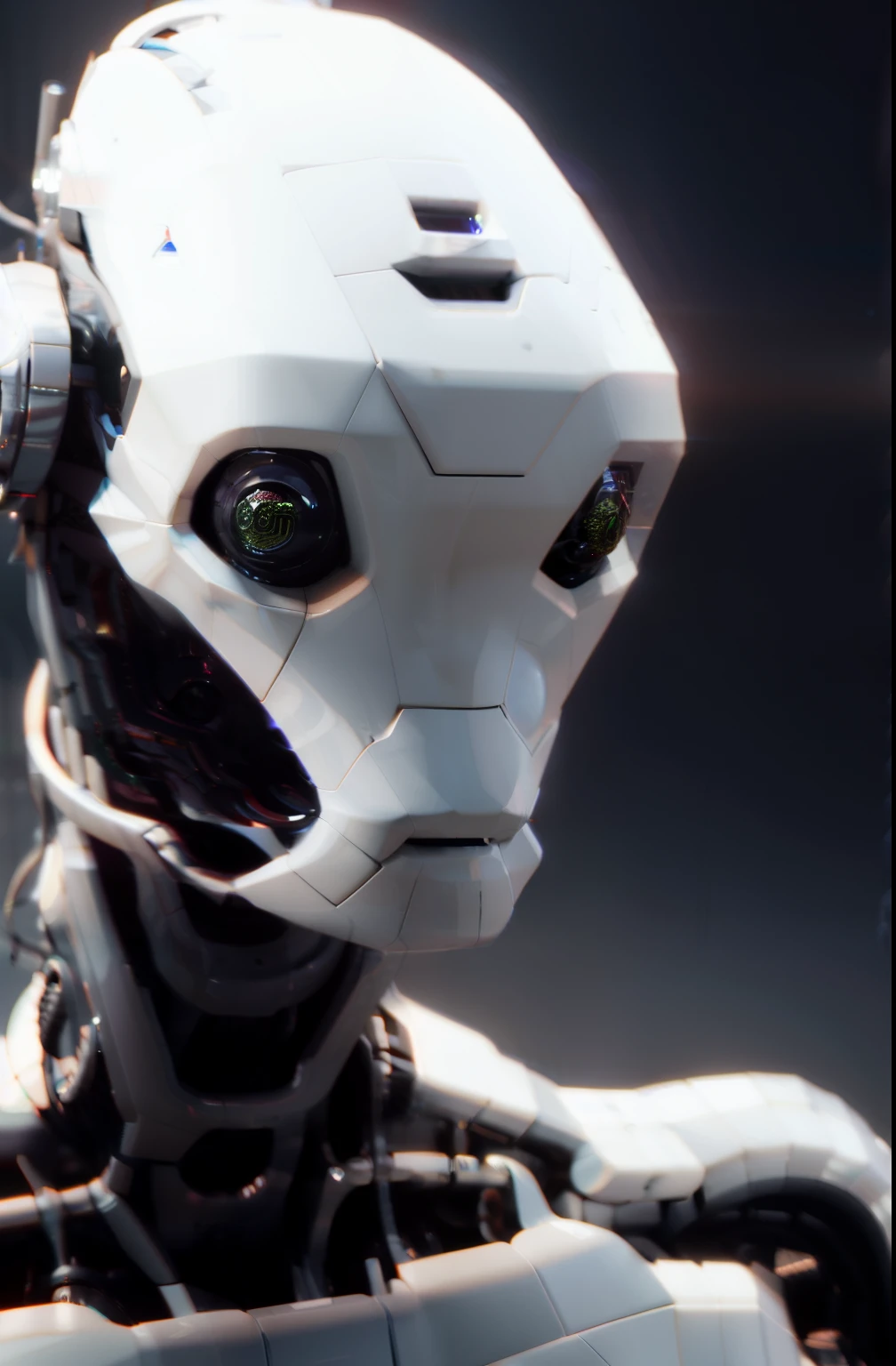 there is a digital painting of a futuristic creature, Sci-fi Lizard Alien, Futuristic robotic organisms, smooth 3d cg render, rendered in Octane Render, by Greg Rutkowsky. Octane Render, rendered in keyshot, based on Marek Okon, rolands zilvinskis 3d render art, 3d rendered digital art, created in Octane Render