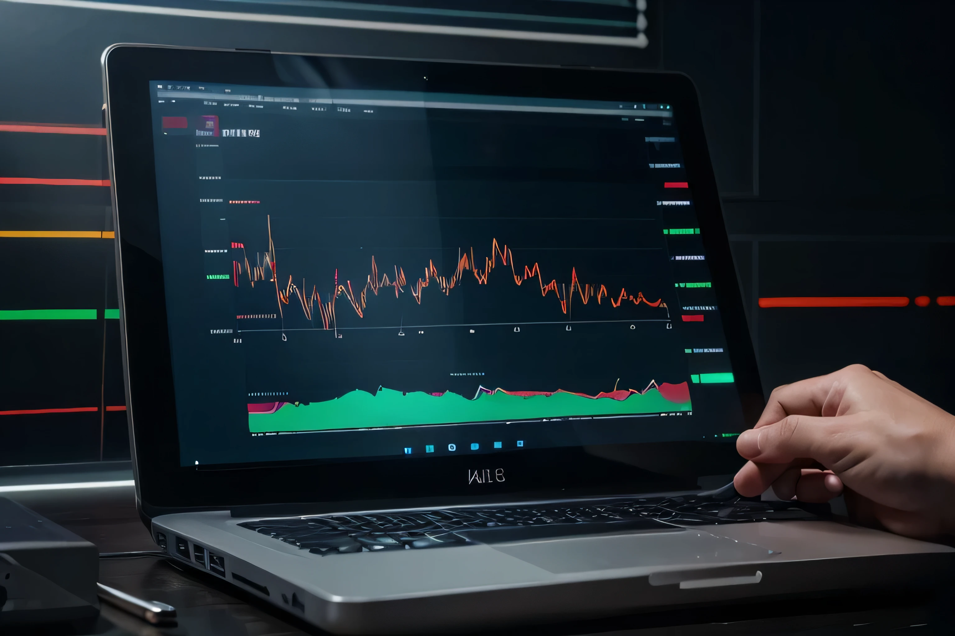 rastreamento de pulso gerado digitalmente, analyzing healthcare data for efficient growth, sem pessoas