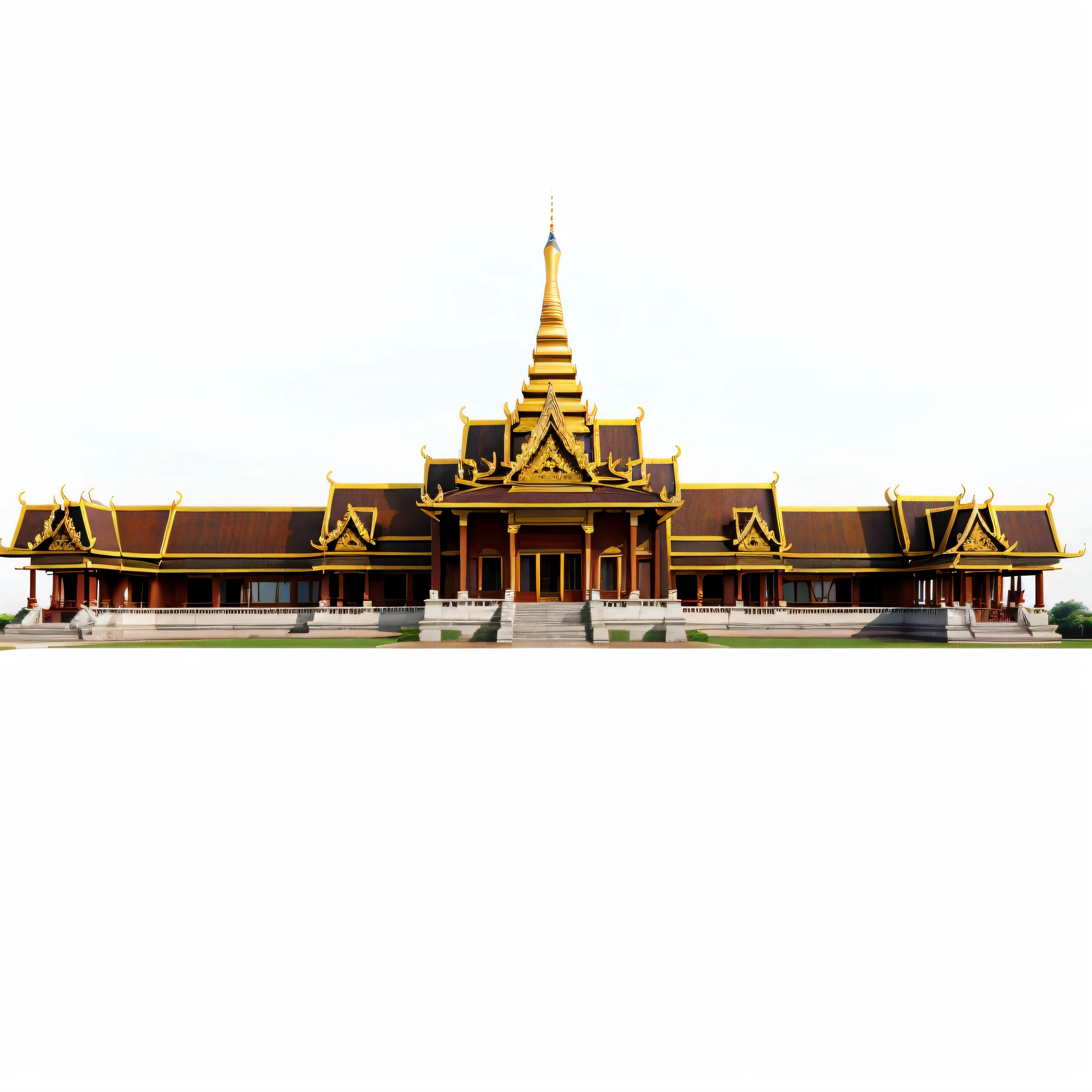 2d cartoon of a there is a picture of a building with , temple background, khmer temple, khmer architecture, background depicting a temple, temple, a temple, large temples, castles and temple details, isometric palace, the imperial palace, palace background, royal palace, palace floating in the sky, monumental giant palace, in style of thawan duchanee, buddhist temple