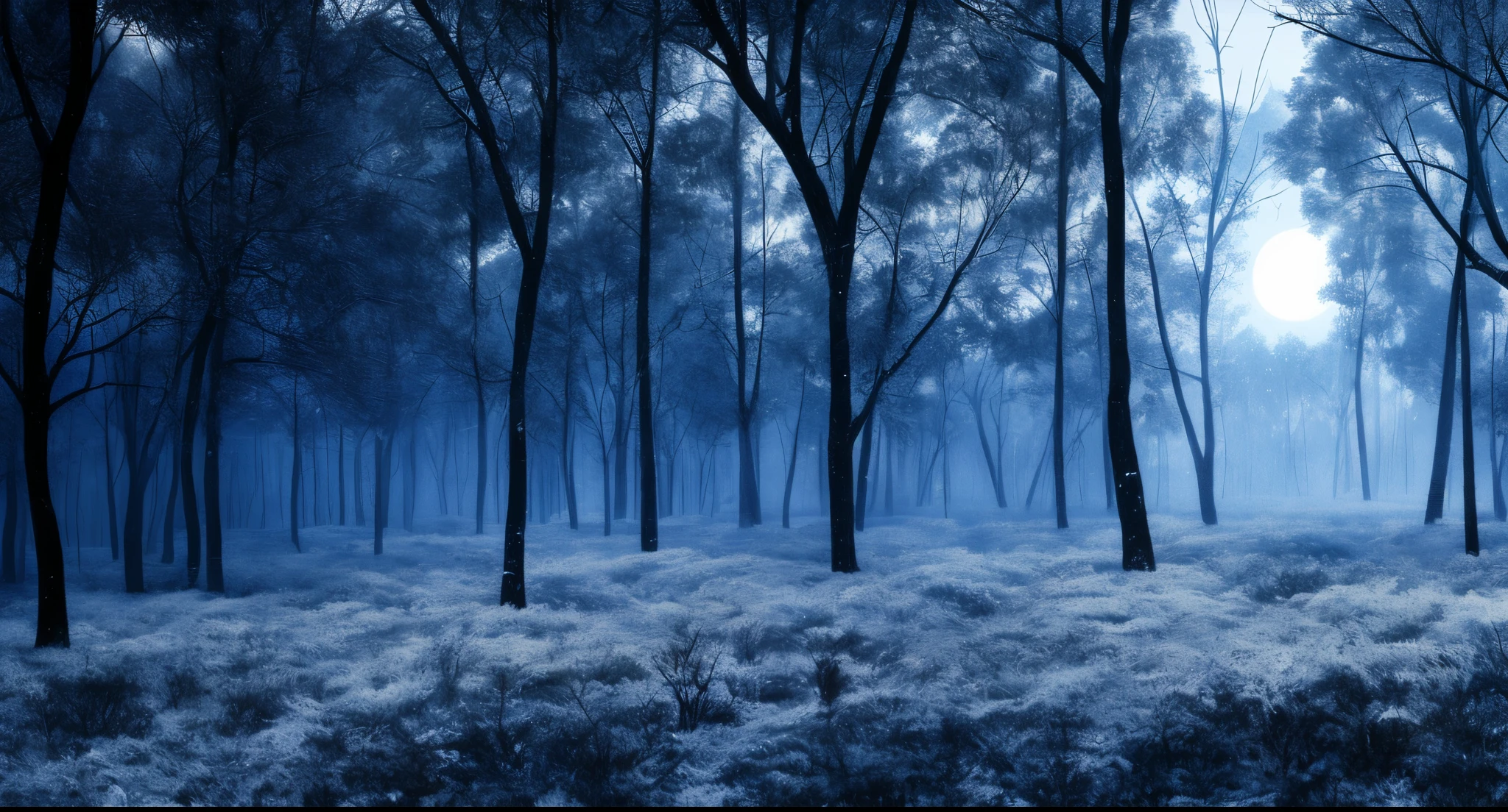 Bosque nevado scene, Arte conceptual de invierno, bosque nevado, Ilustraciones de fondo, Bosque nevado, Antecedentes del anime art, Anime Lush John 8K Woods, Antecedentes del anime, in a Bosque nevado setting, Entorno forestal iluminado por la luna, Ambiente nevado, Bosque de invierno, escena de fondo aleatoria, Heavy winter aesthetics, Bosque azul, Arte conceptual de un bosque oscuro
