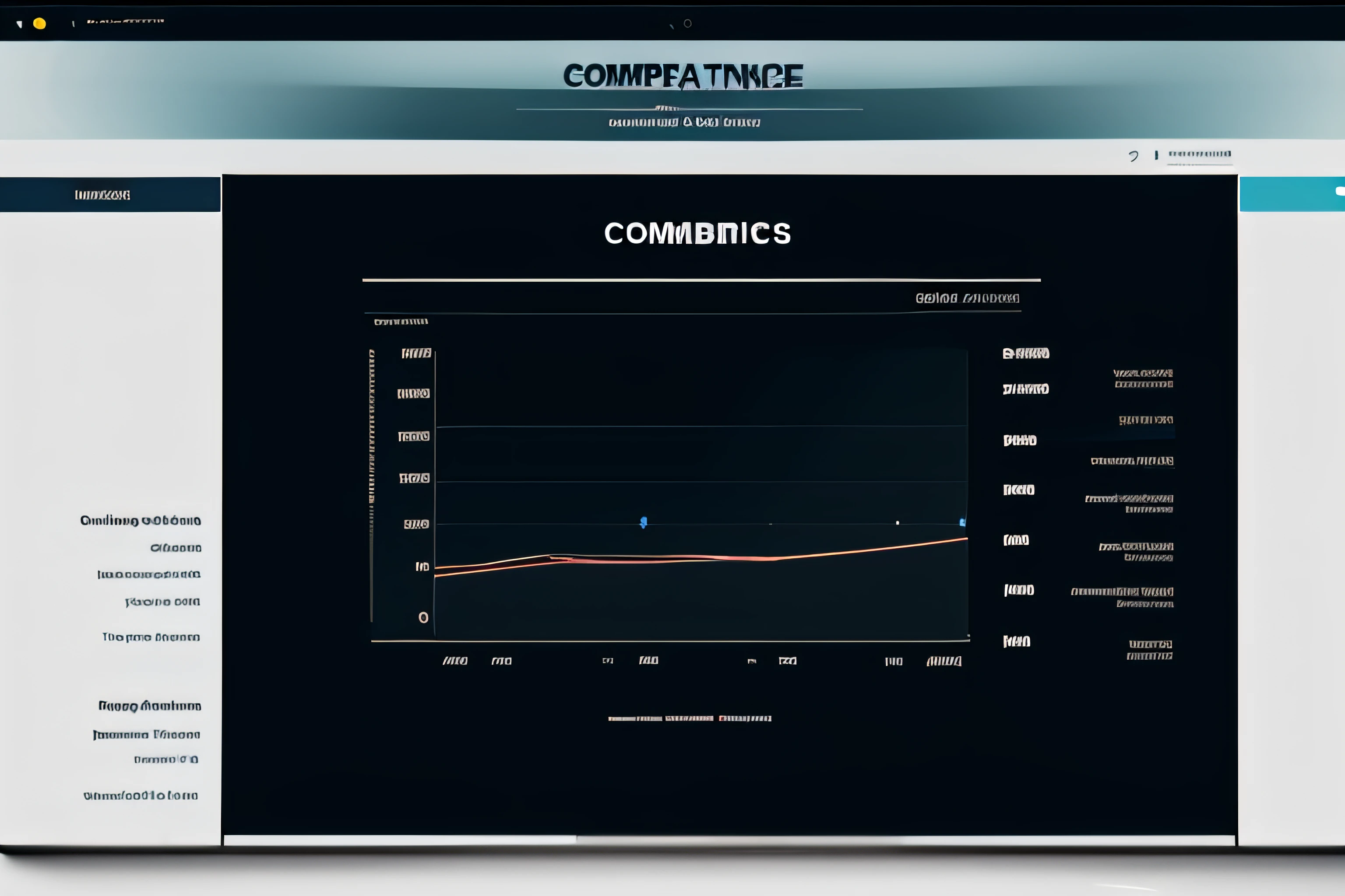 conceito de banner financeiro, computer panel with financial graphs