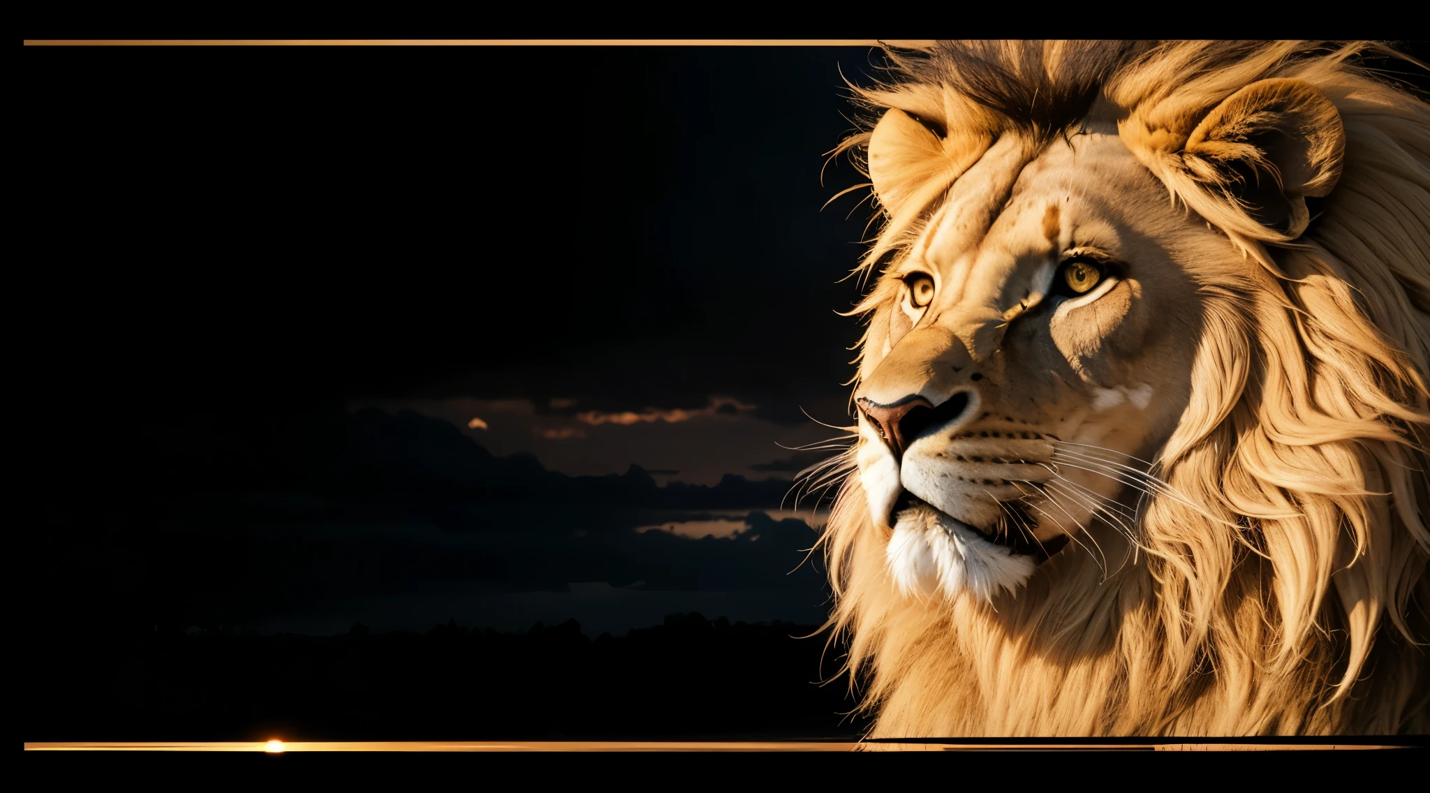 Lion, Divine Lion, Lion King, Lion Majestic, natural, Natureza, renderizado, fotorrealista, UltraHD, 4k, texturasdetalhadas, thunders, sombras detalhadas, cores detalhadas, por do sol, sol se pondo, Sunset, Natureza Linda, Great Divine, por do sol, contraste detalhado, contraste realista, alta resolução, cores detalhadas, fogo, eletricidade, divina criatura, 8k, Detailed Realistic, 16K, 8K, HD, Elegante,
