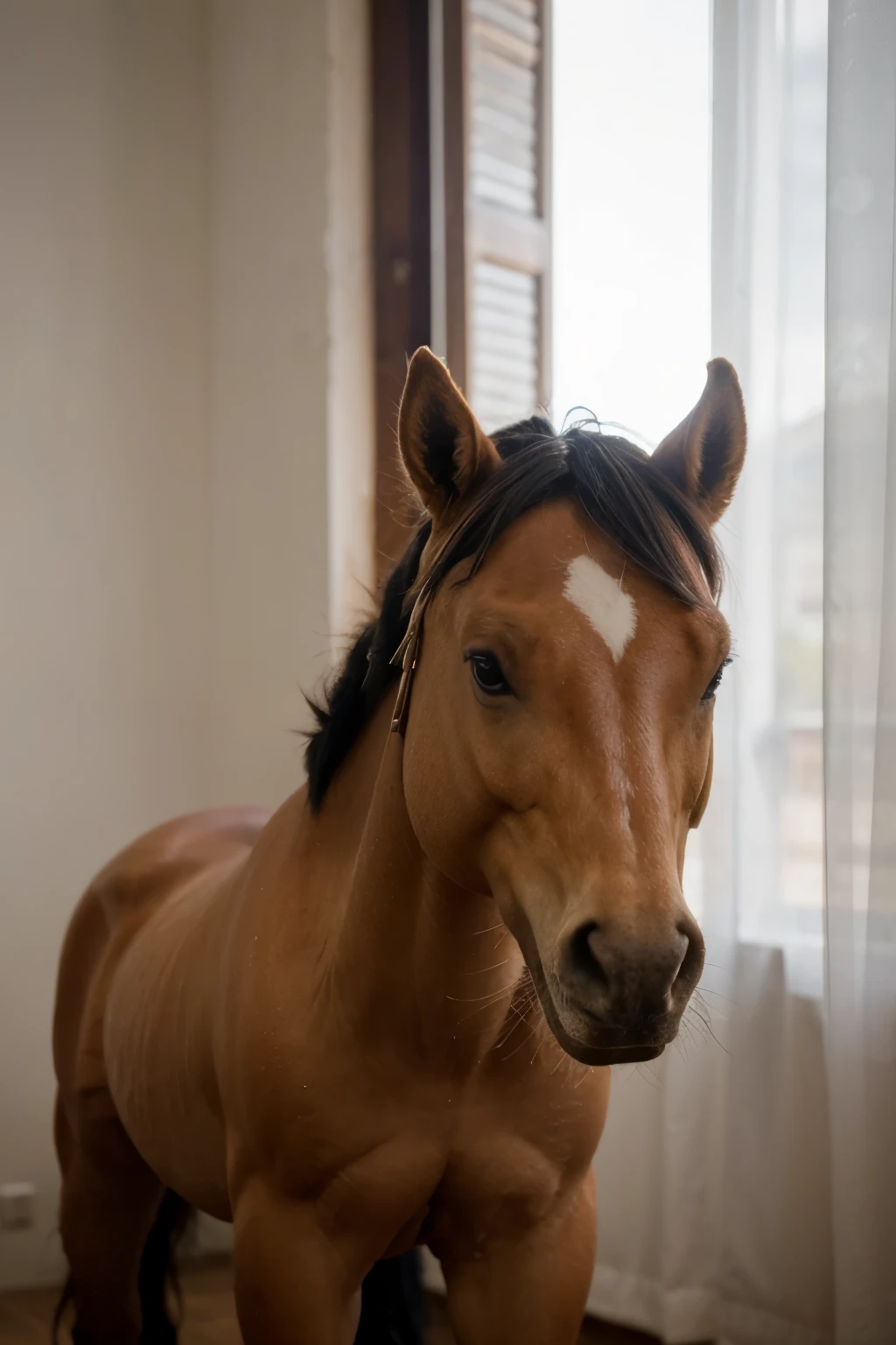 Papst auf Pony