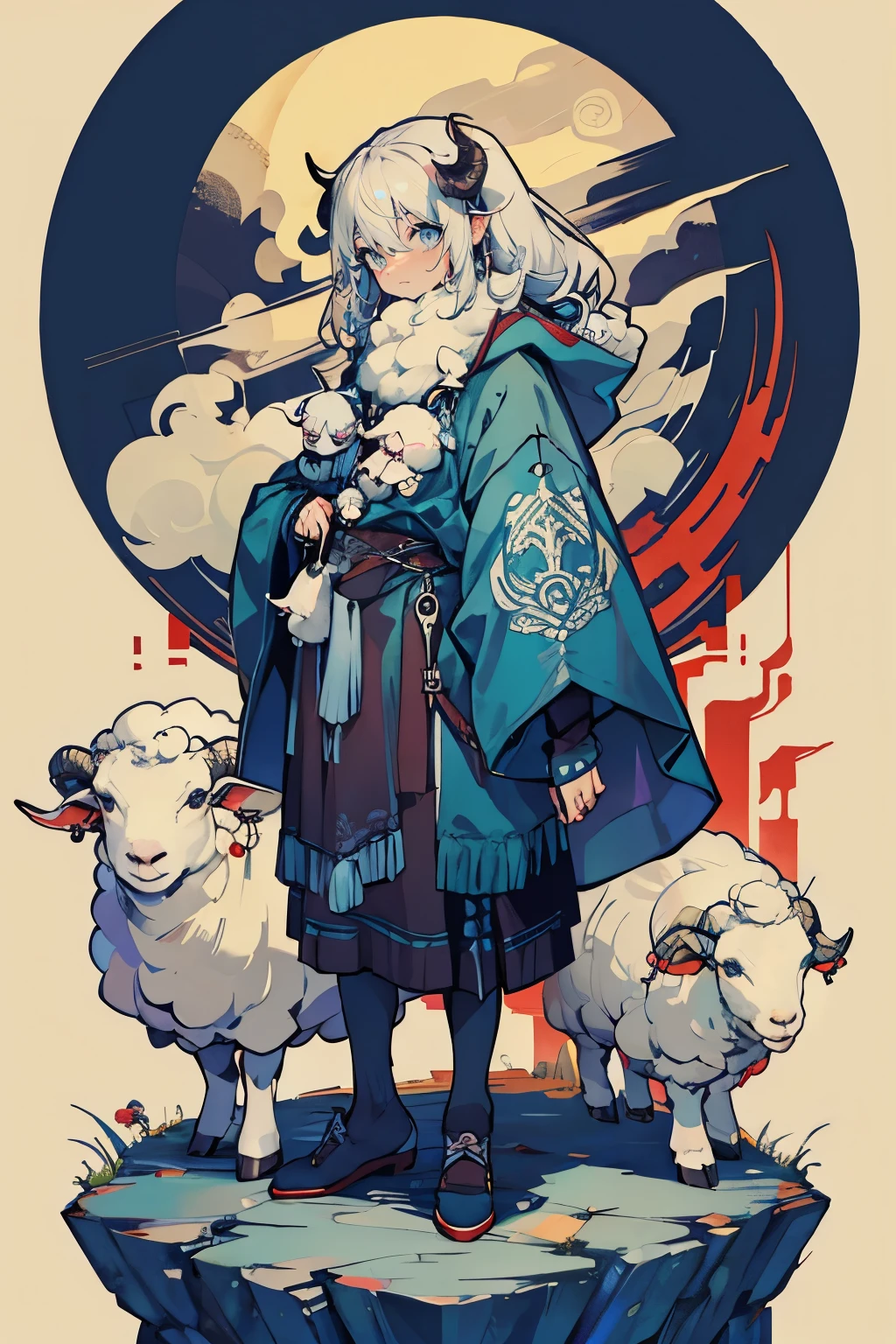 🐏🐑🗿💀💙❤️