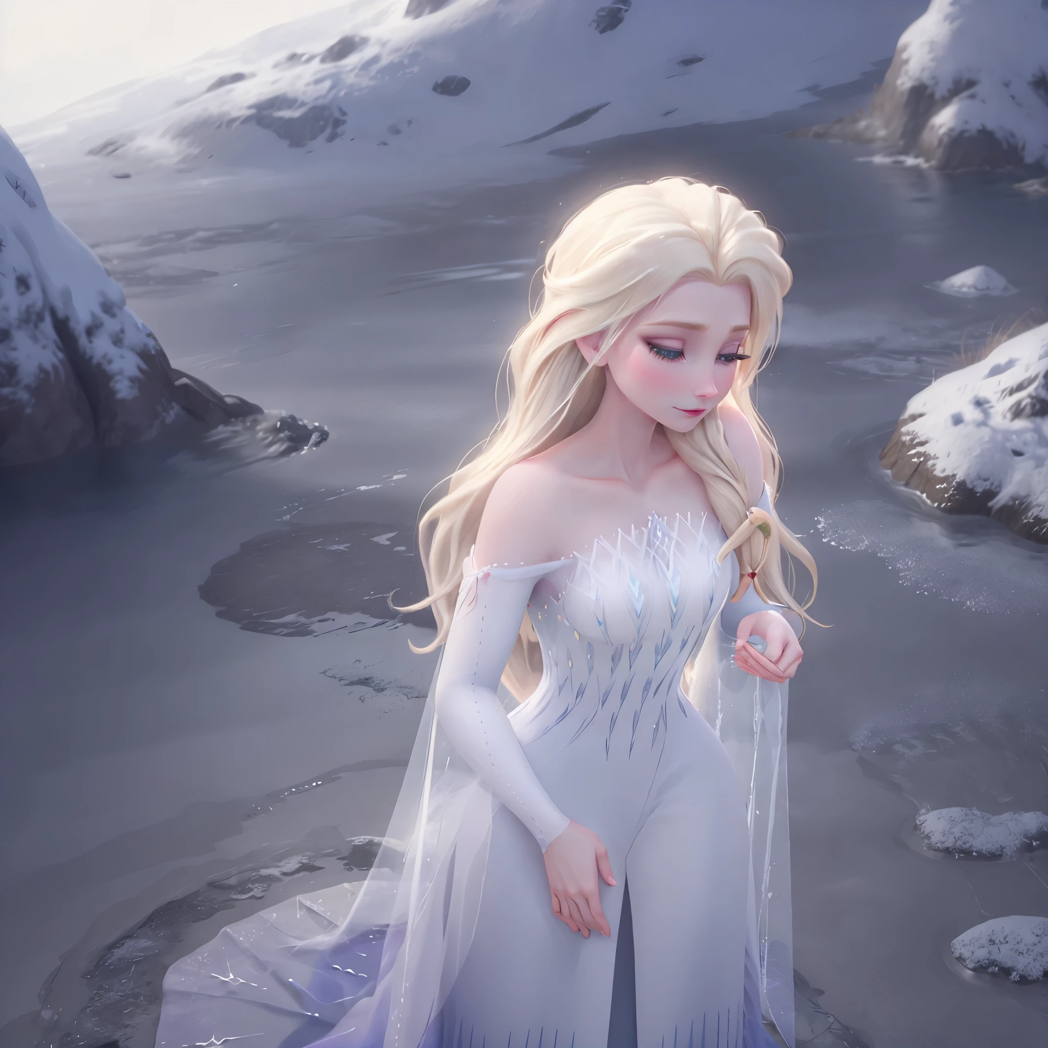 snow_queen_elsa, (blonde hair),