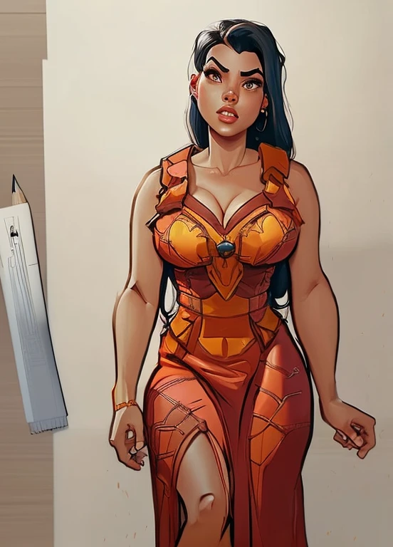 master part, melhor qualidade,Anissiaanisi,(Pixar 1.23 estilo), 2d, Artgerm 4K, Artgerm extremamente detalhado, in digital illustration style