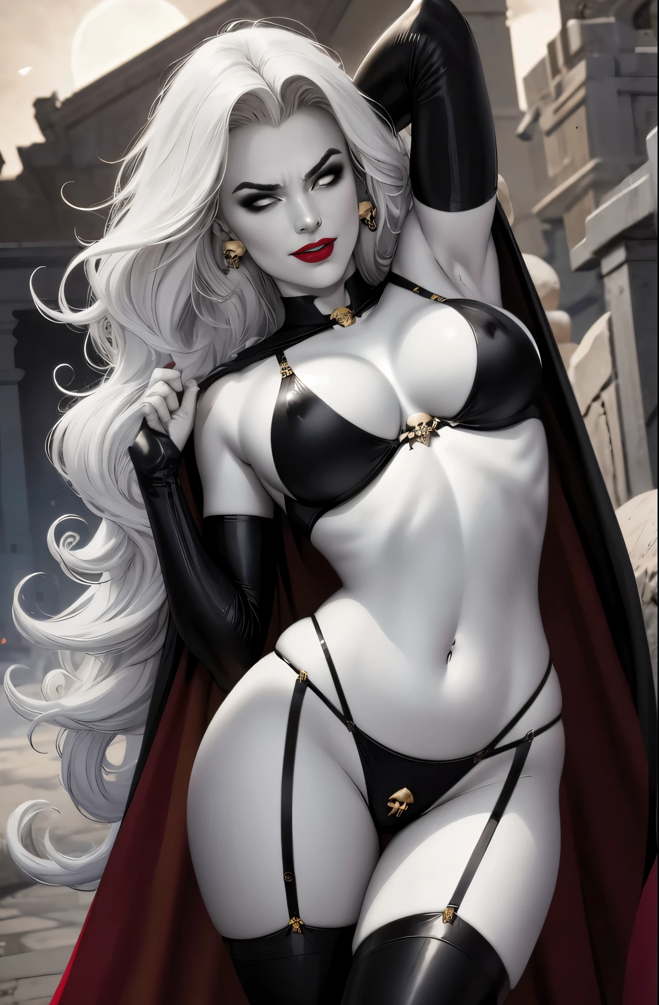 white hair