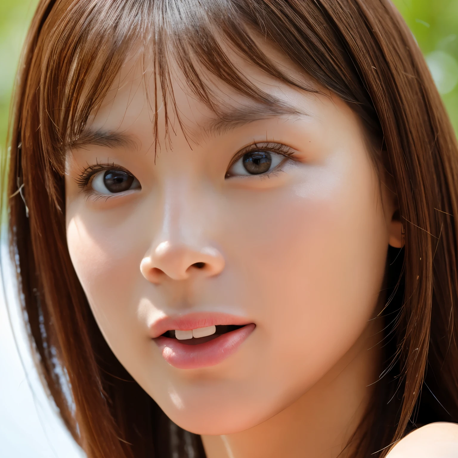 Highly detailed,Give a,Focusing on the face, Focus on the face, put out the tongue