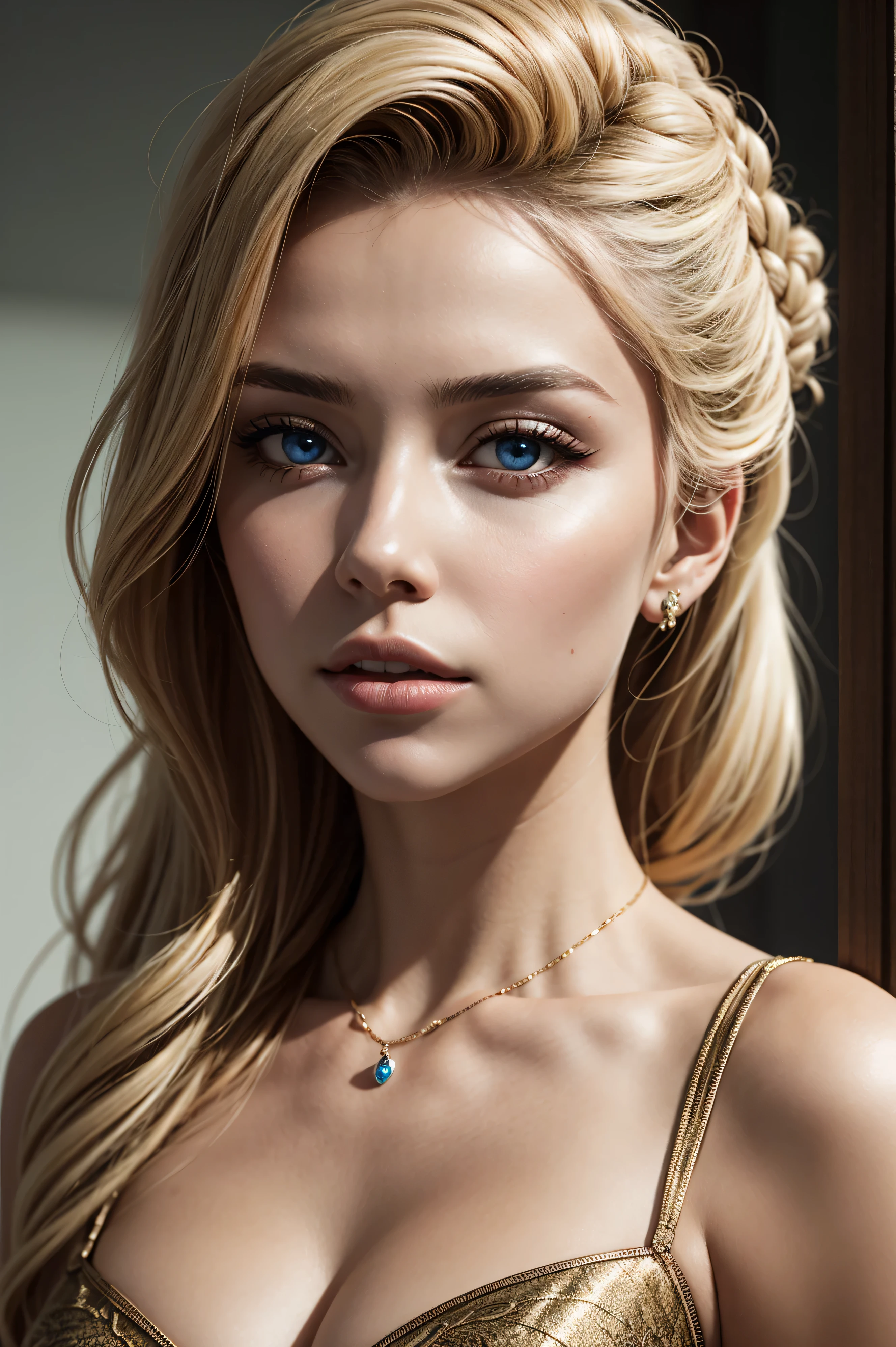 Tara Reid, wearing Daenerys Targaryen sexy clothes. professionally retouched, soft lighting, realistic, smooth face, perfect eyes, sharp focus on eyes, 8 k, high definition, insanely detailed, intricate, elegant. in a natural background.