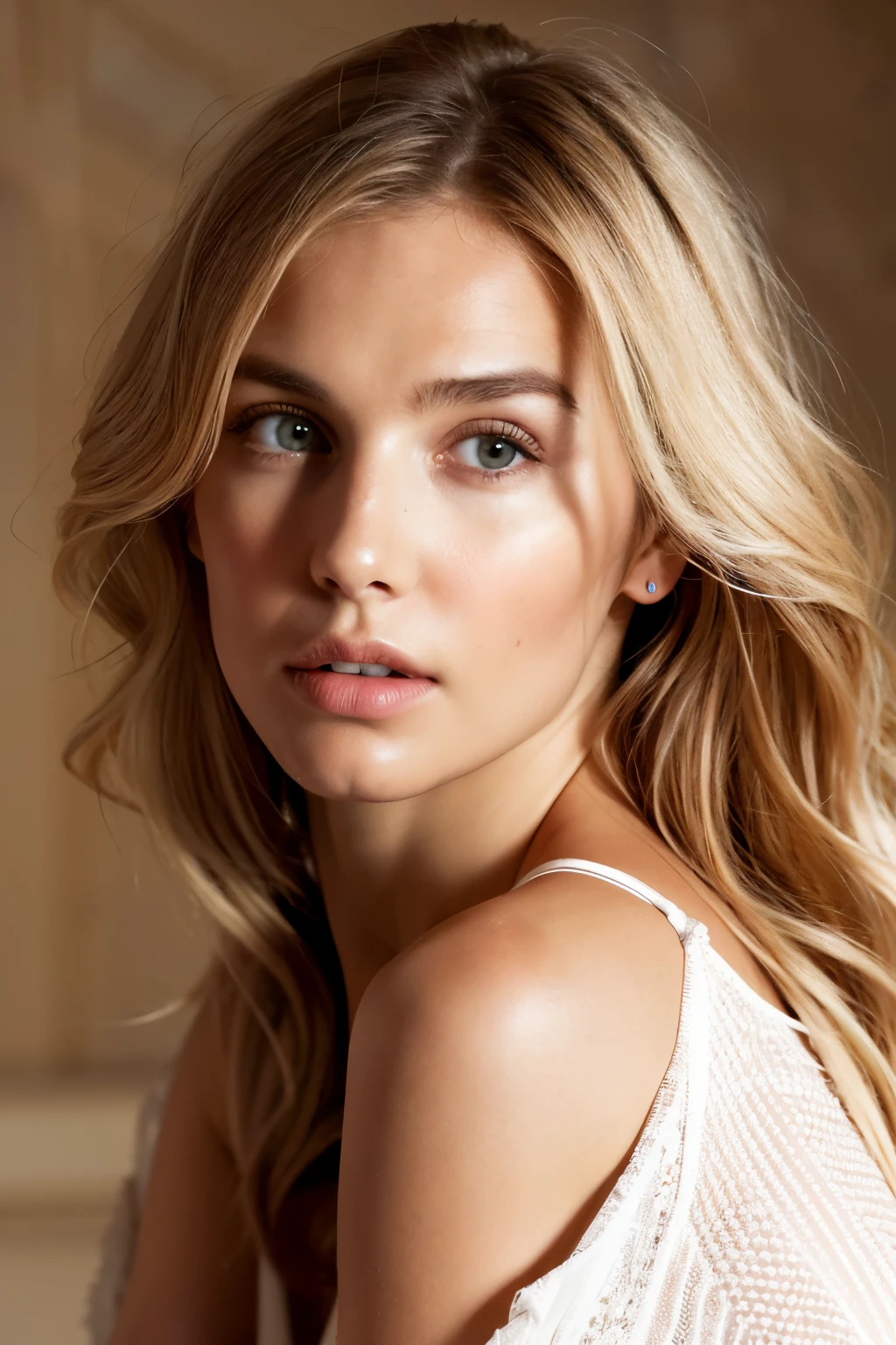 ((Best quality)), ((Masterpiece)), (Detailed), visage parfait, rafael nadal avec une femme blonde stunning