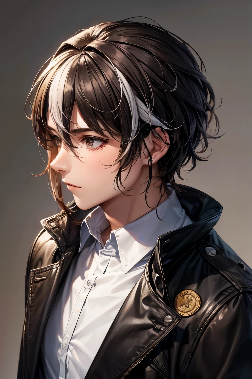 white hair