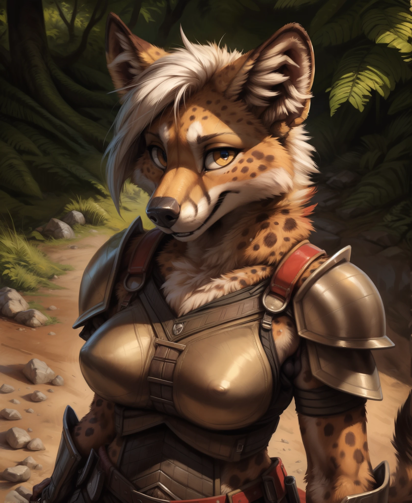 by zackary911, by siroc, by braeburned, by foxovh, by fox-pop, by dagasi, by syuro, by plattyneko, by kenket, by darkgem, by thebigslick, by qupostuv35,
spotted hyena, unconvincing armor,