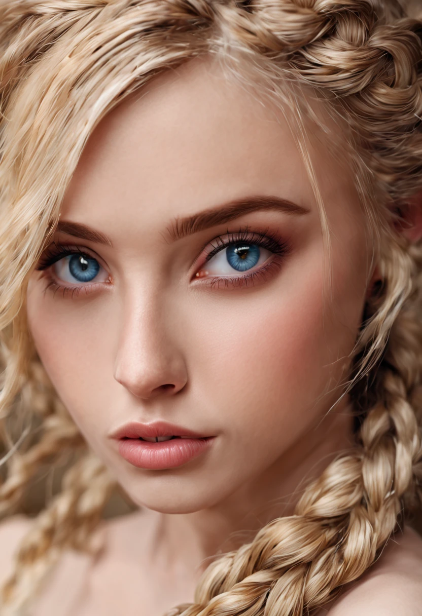 (best quality,4k,8k,highres,masterpiece:1.2),ultra-detailed,realistic, blond girl, blue eyes, thick braid, detailed face, beautiful detailed eyes, beautiful detailed lips, extremely detailed eyes and face, long eyelashes, rosy cheeks