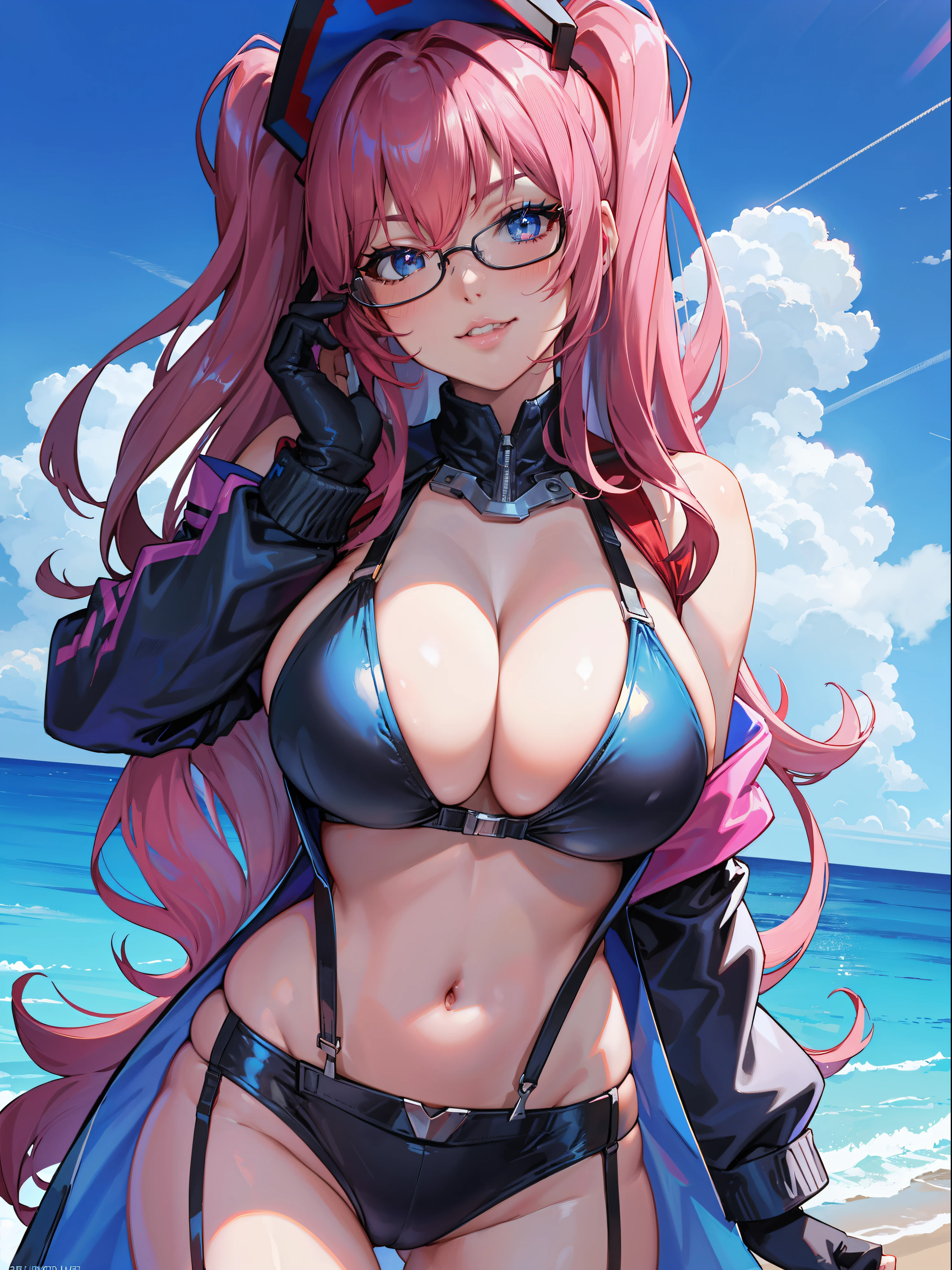 blush, smileglowing aura, natural light, masterpiece, glossy skin, juicy lips , ,sexy, hot, , cleavage, evil,juicy lips, bimbo, hour glass, red hair, wide eyes, blue eyes, massive boobs, dark lighting, long hair, pink bow, bimbo, cute, evil smile, juicy lips, cowboy shot, random hairstyles, hair half up and half down,adjusting eyewear 16k
? baltimore (azur lane) (cosplay) 33
? bikini 417k
? black gloves 314k
? blue bikini 33k
? blue headwear 37k
? blue jacket 63k
? breasts 2.8M
? chest harness 6.2k
? cosplay 111k
? cropped jacket 33k
? fake screenshot 7.9k
? gloves 1.1M
? gradient background 111k
? harness 9.9k
? hat 1.0M
? highleg 85k
? highleg bikini 11k
? jacket 666k
? large breasts 1.3M
? long hair 3.5M
? micro shorts 9.0k